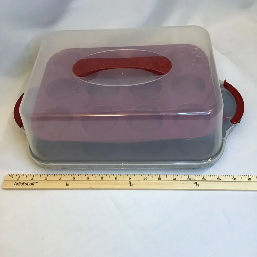 Chefmate 2-in-1 Portable 24-Cupcake/Muffin Carrier